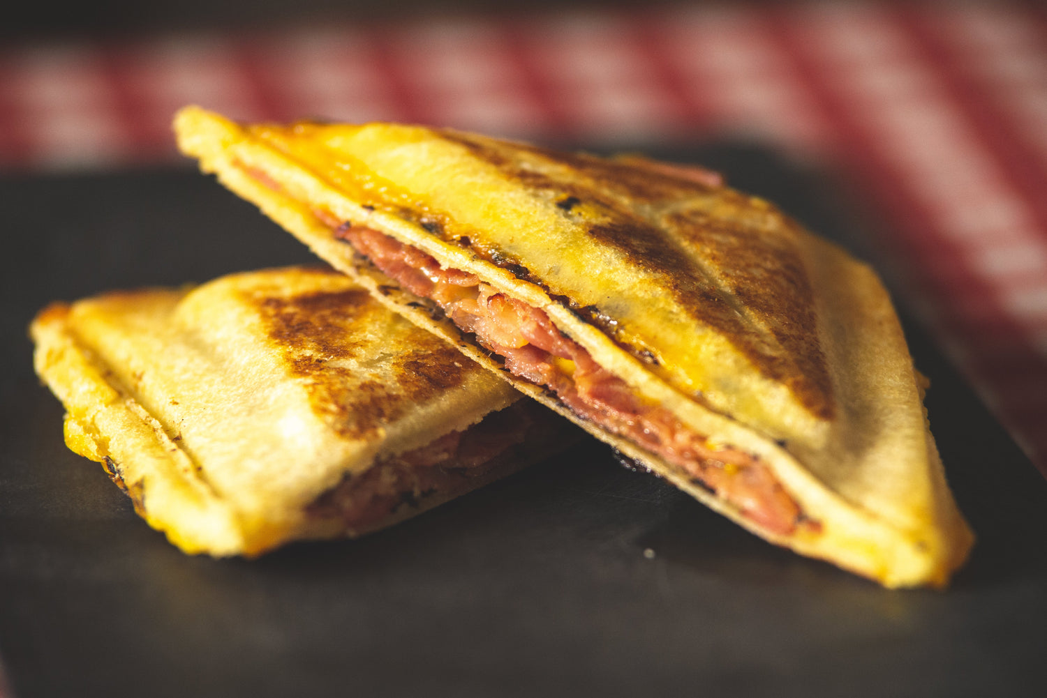 Cheddar, Bacon and Tartufata Grilled Sandwich