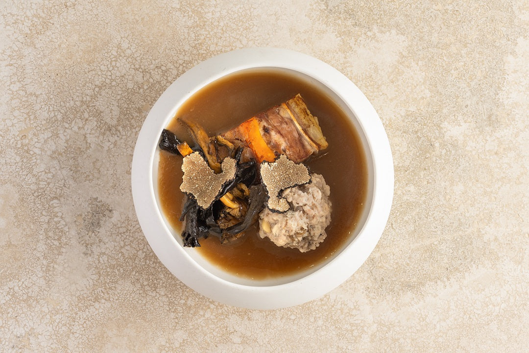 Reimagined Escudella with Mushrooms and Truffle Terrine | Laumont
 &ndash; LAUMONT UK