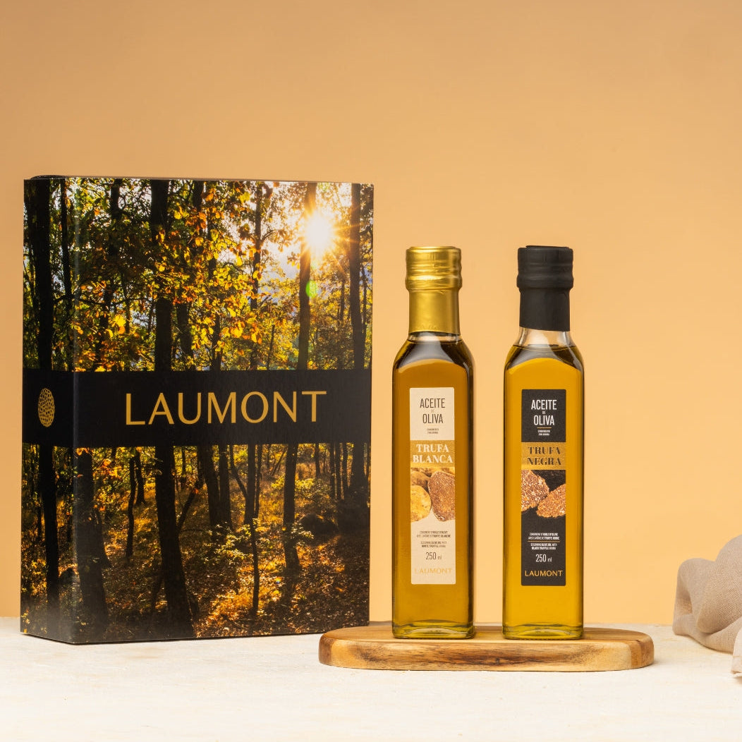BLACK & WHITE TRUFFLE PACK – White and Black Truffle Oils by Laumont