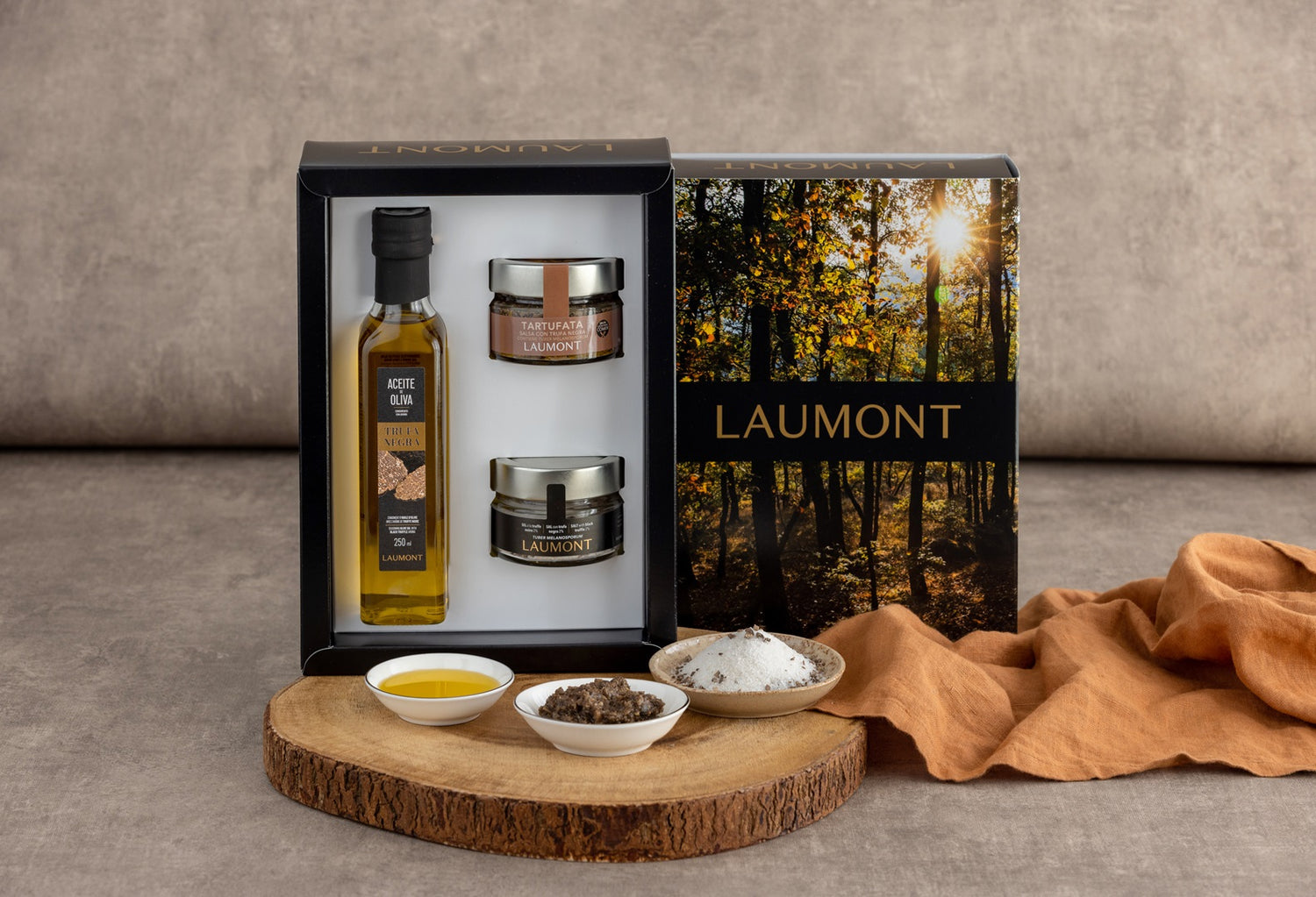 Truffled Gourmet Pack: Tartufata + Truffled Salt + Black Truffle Oil