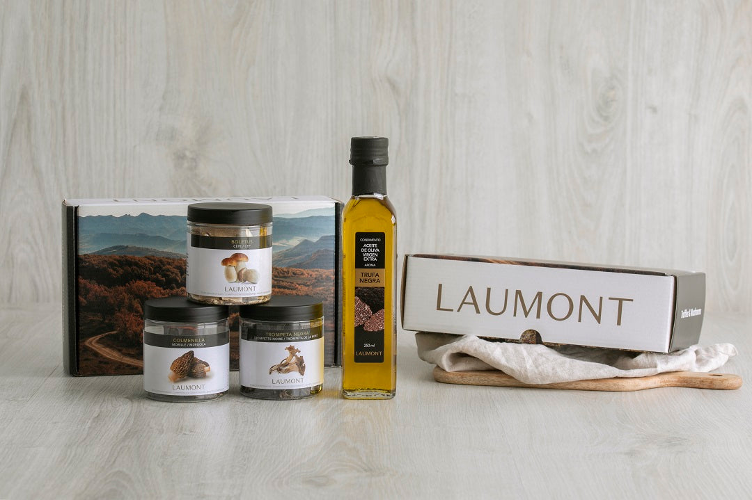 Dried porcini, black trumpet and morel + Black Truffle Oil LAUMONT UK